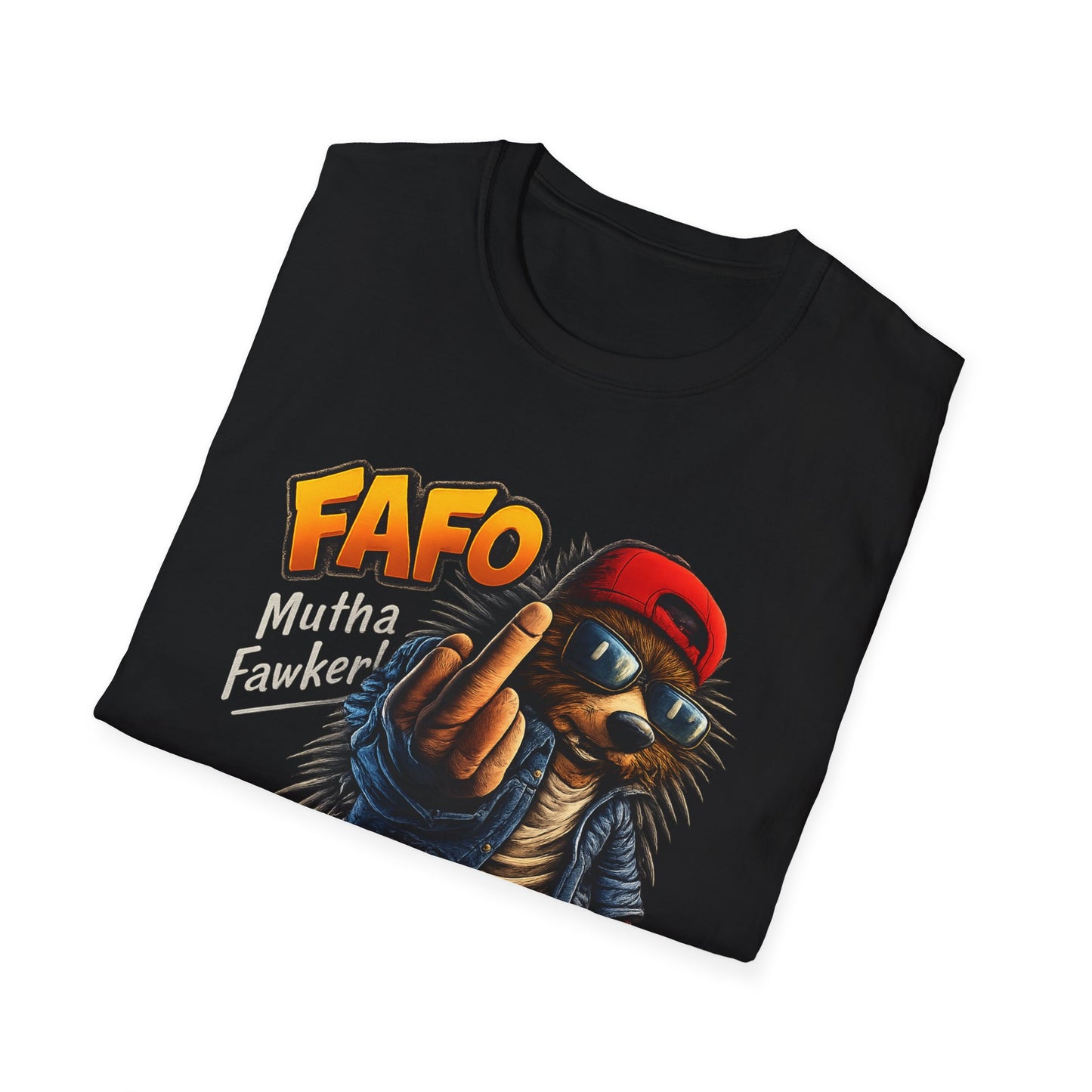 FAFO Mutha Fawker Hedgehog Tee — Unapologetically Edgy Streetwear