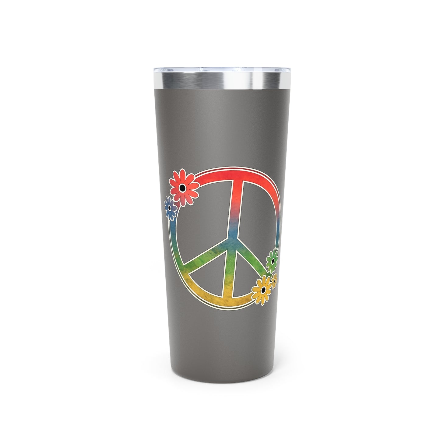 Rainbow Peace Tumbler: Carry Your Sanctuary With Every Sip