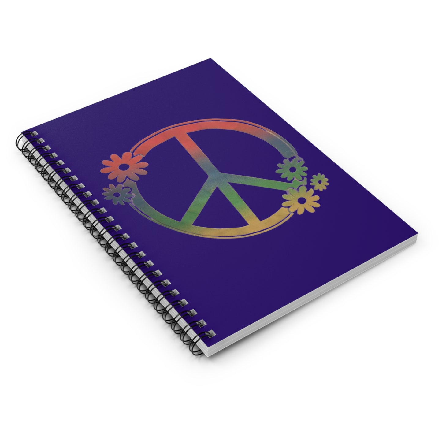 Add A Lttle PEACE To Your Quiet Time - Spiral Notebook - Ruled Line