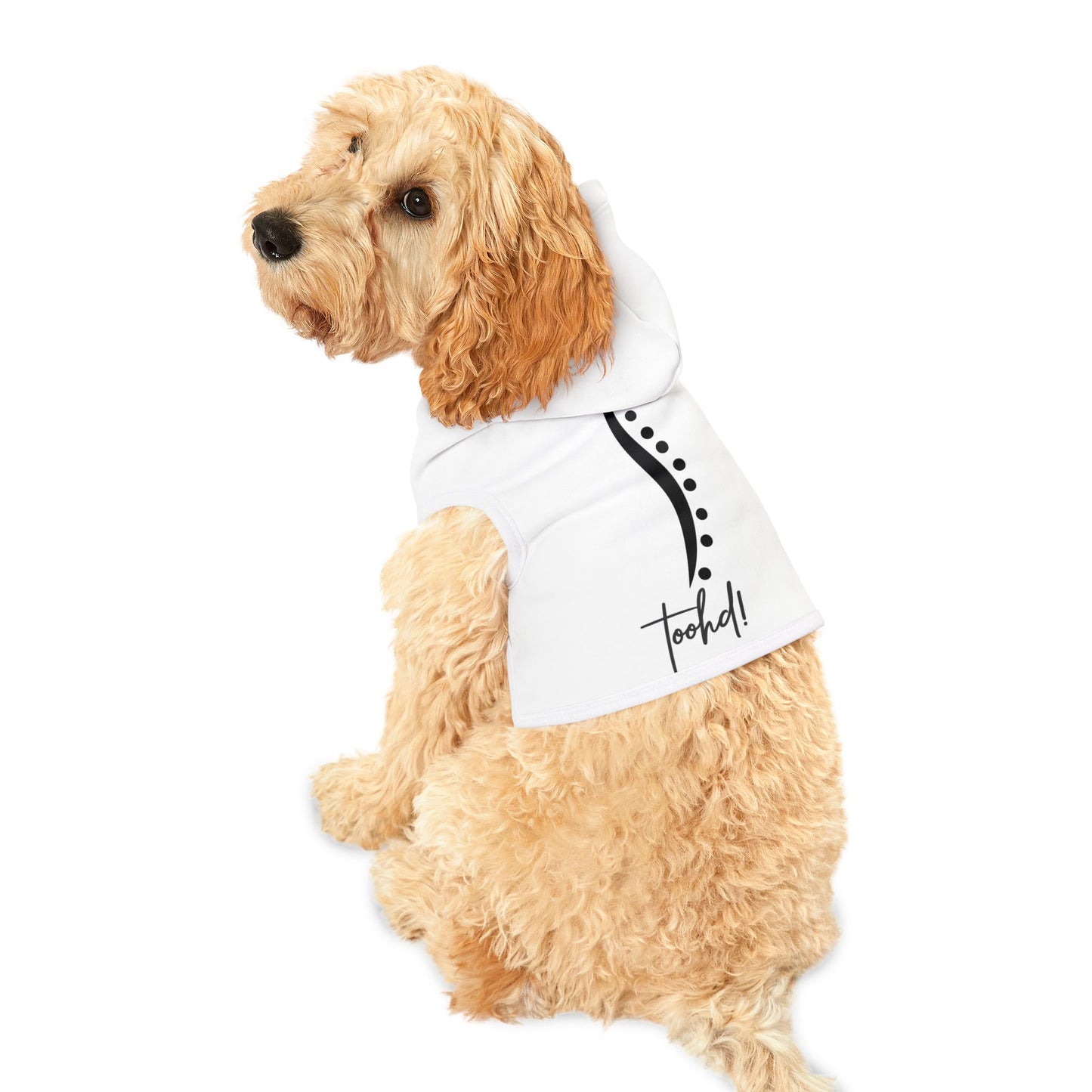 toohd! Spine First Dog Hoodie — Quiet Strength Edition: Loyal Companion