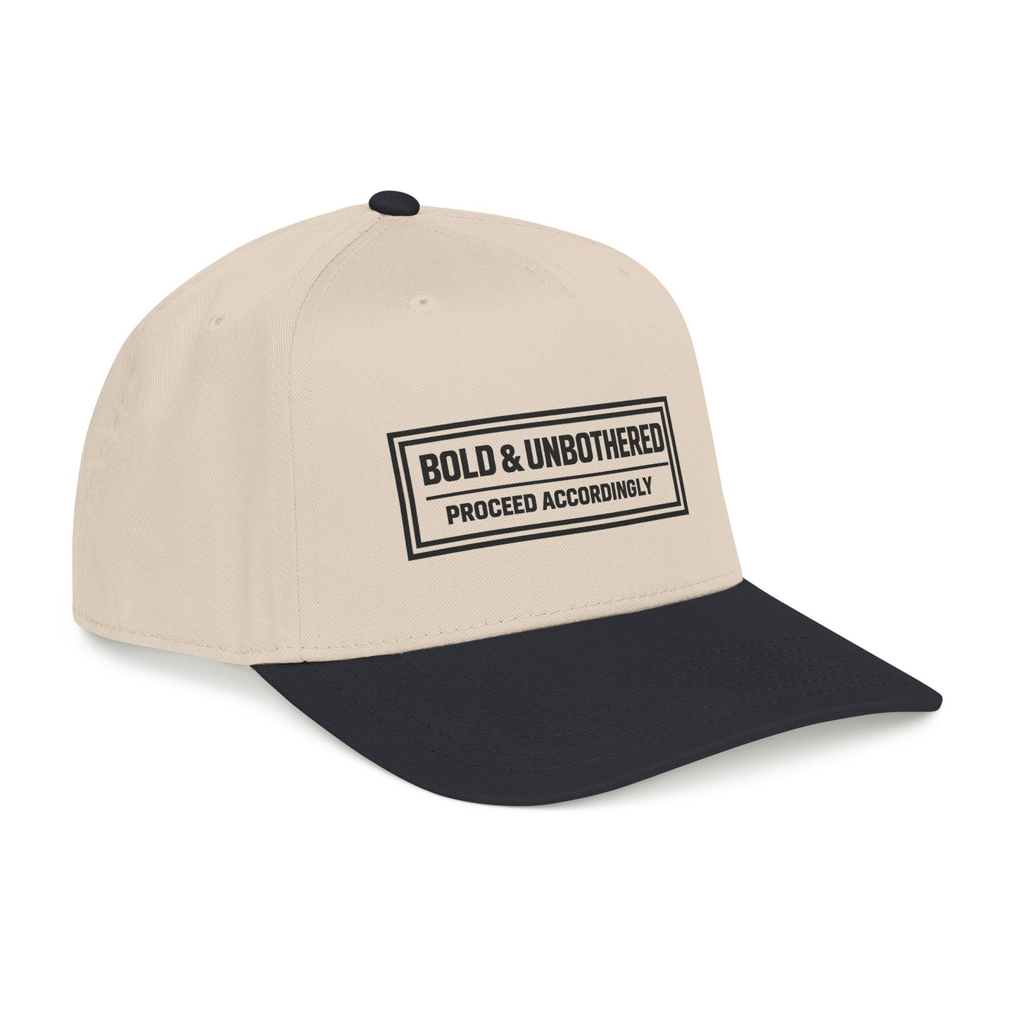 Bold & Unbothered™ Snapback Cap | Proceed Accordingly