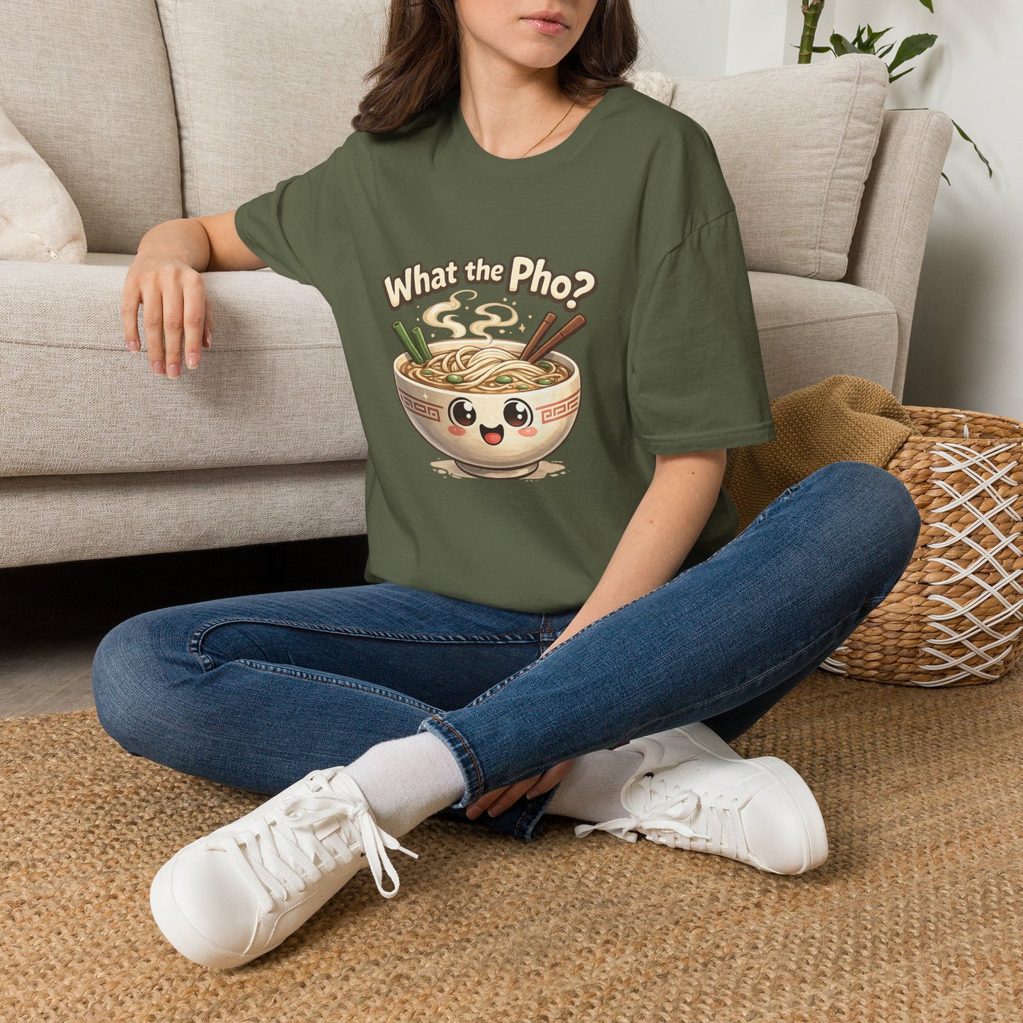 "What the Pho?" Tee — Noodle Mood, Zero Tolerance