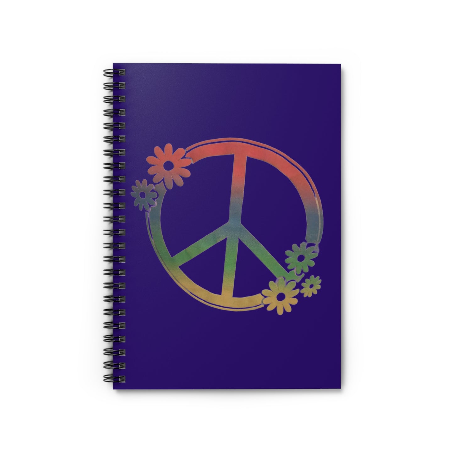 Add A Lttle PEACE To Your Quiet Time - Spiral Notebook - Ruled Line