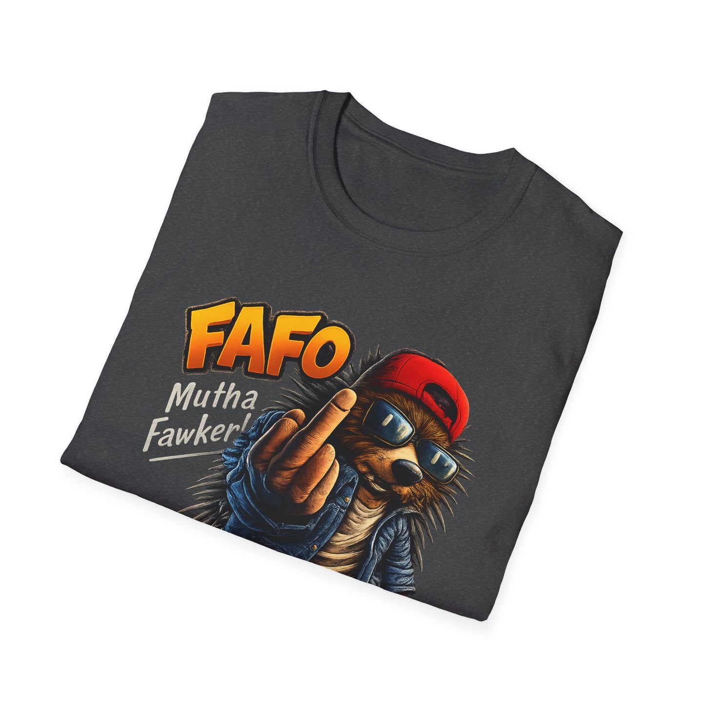FAFO Mutha Fawker Hedgehog Tee — Unapologetically Edgy Streetwear