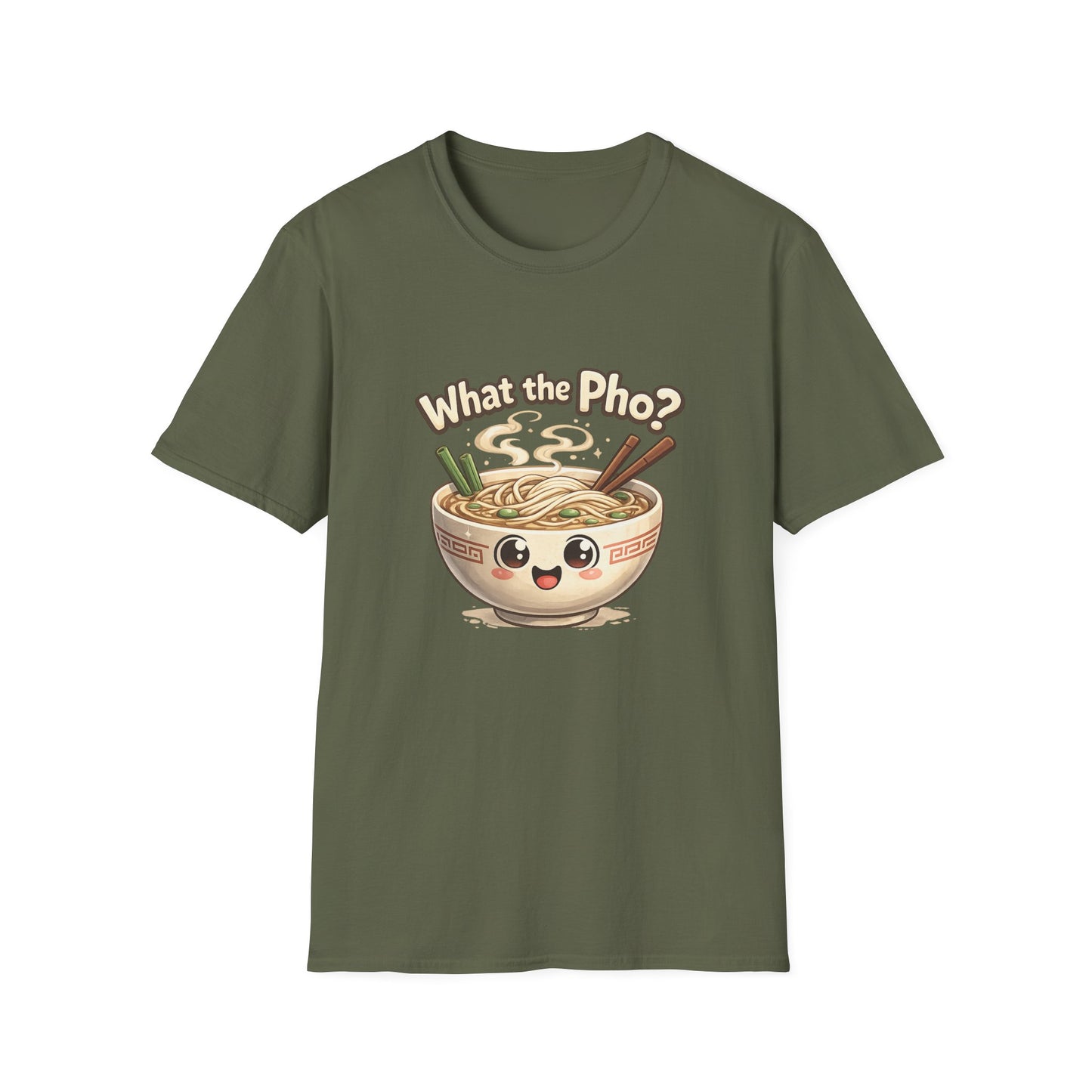 "What the Pho?" Tee — Noodle Mood, Zero Tolerance