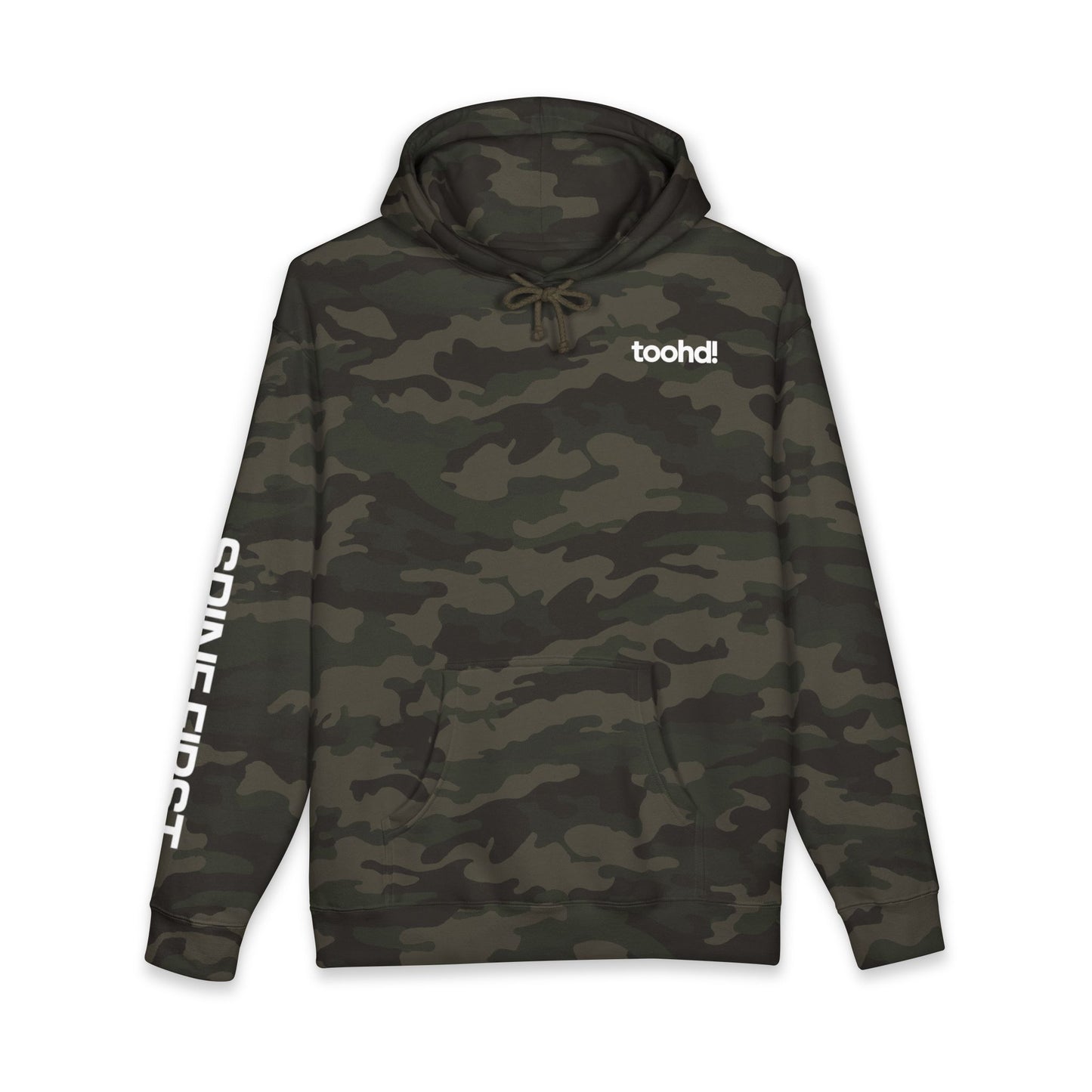 toohd! Spine First Hoodie — Bold Attitude Series: Wear Your Backbone