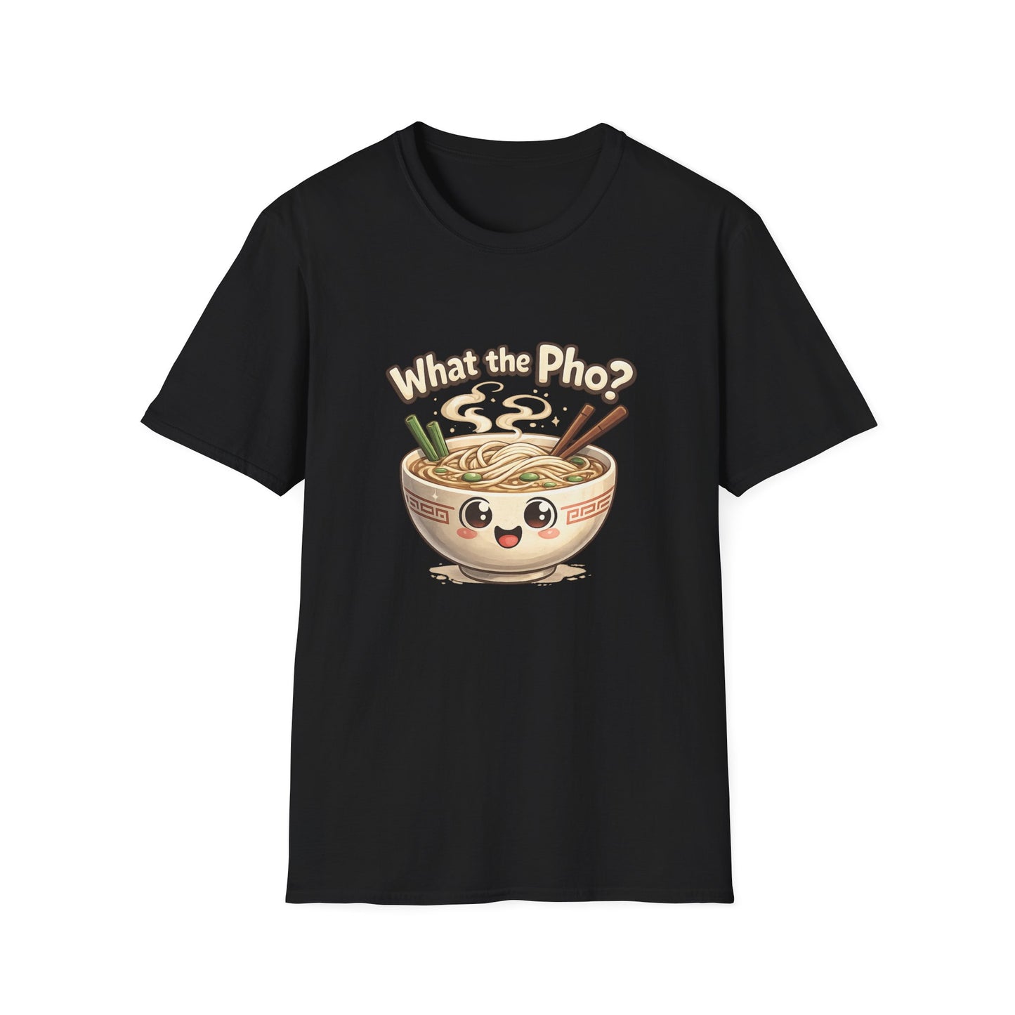 "What the Pho?" Tee — Noodle Mood, Zero Tolerance
