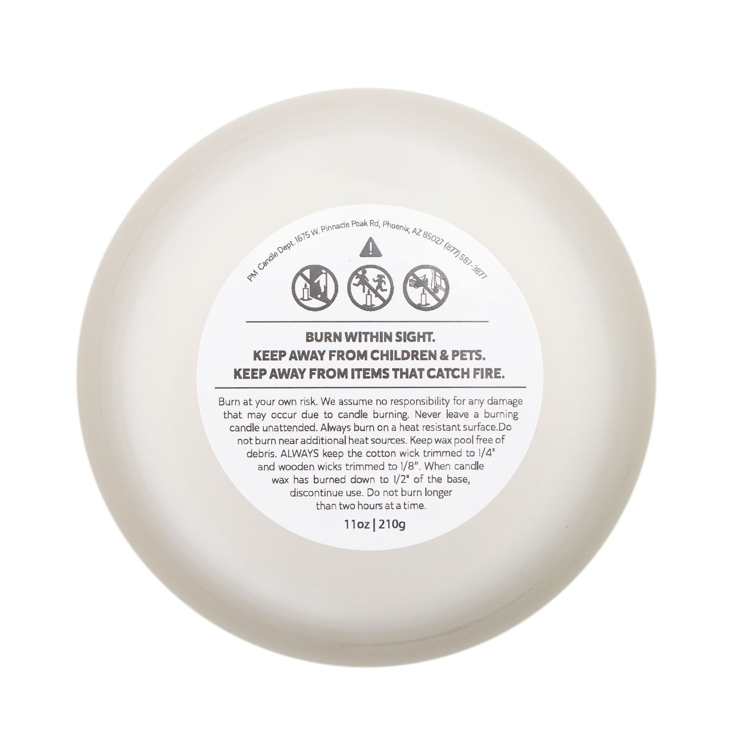 The Sanctuary Candle | "Is This Normal?" Frosted Glass & Wood Lid | Resilience & Peace Scented Candle | The Powerhouse Hub