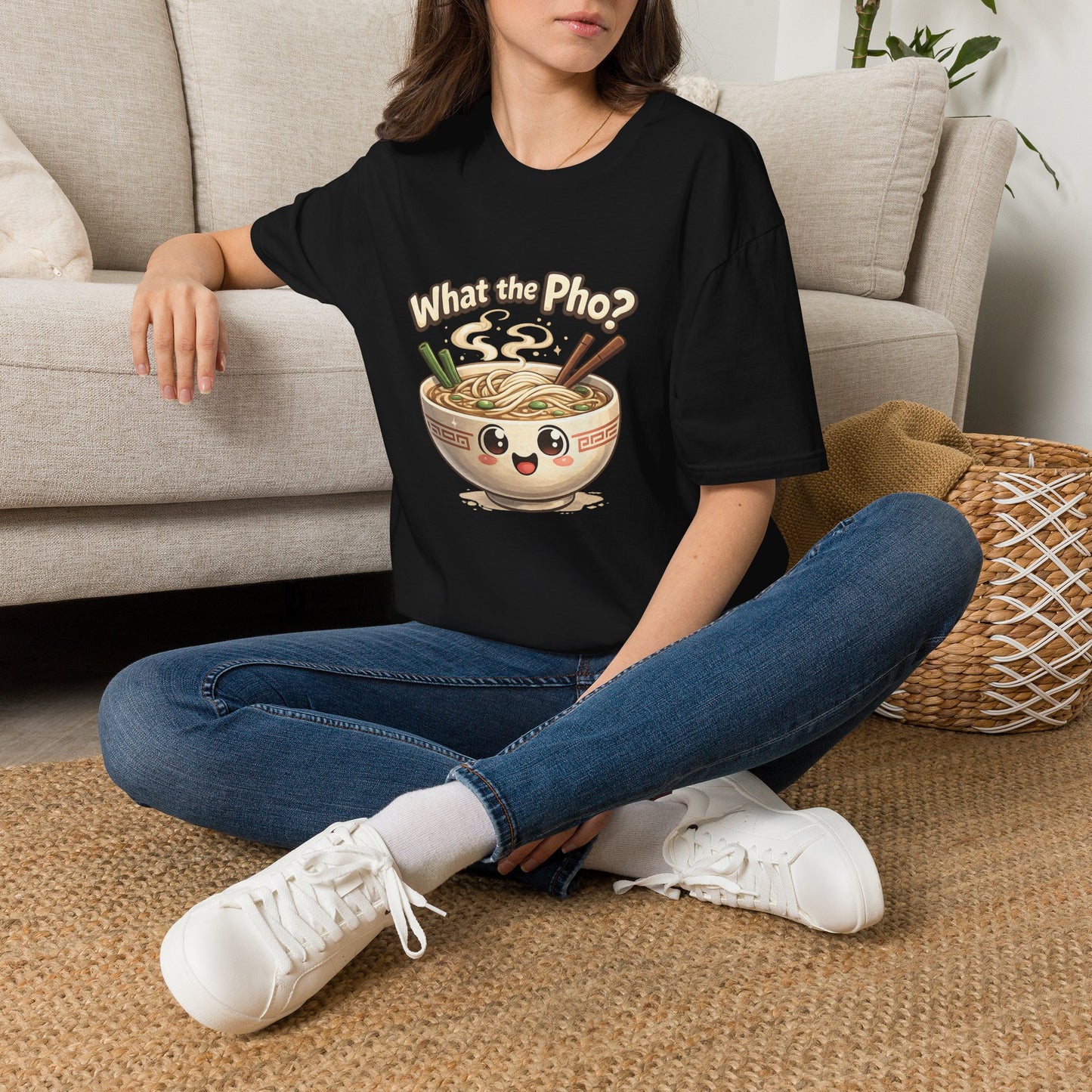 "What the Pho?" Tee — Noodle Mood, Zero Tolerance