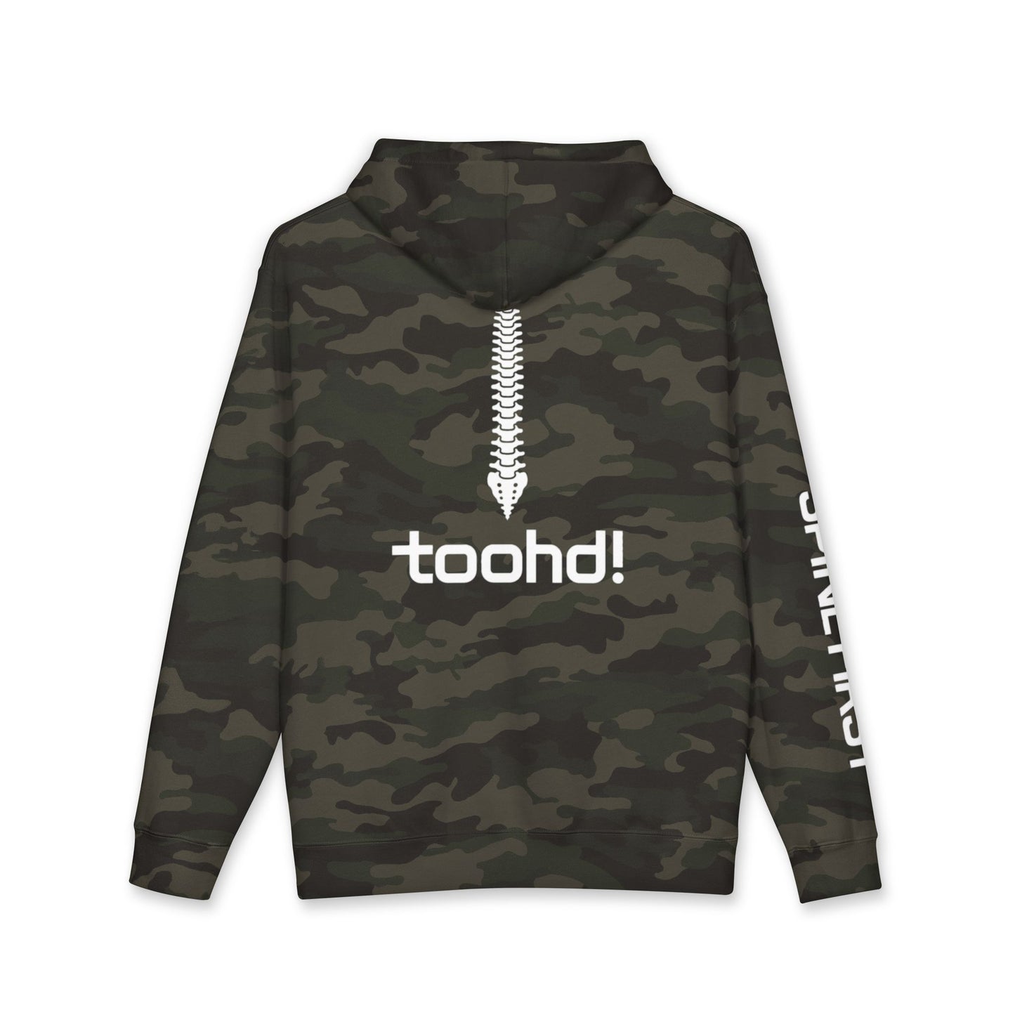 toohd! Spine First Hoodie — Bold Attitude Series: Wear Your Backbone