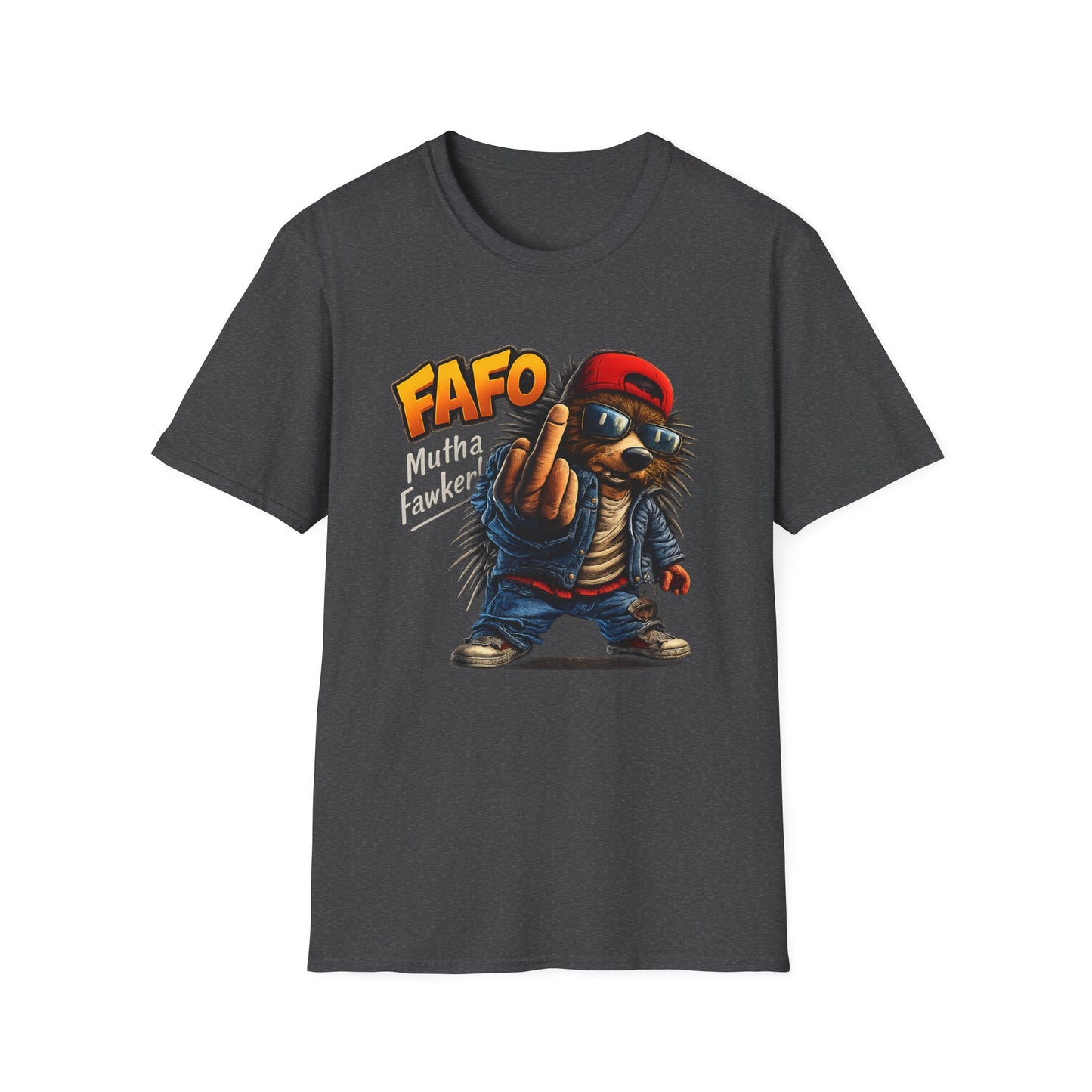 FAFO Mutha Fawker Hedgehog Tee — Unapologetically Edgy Streetwear