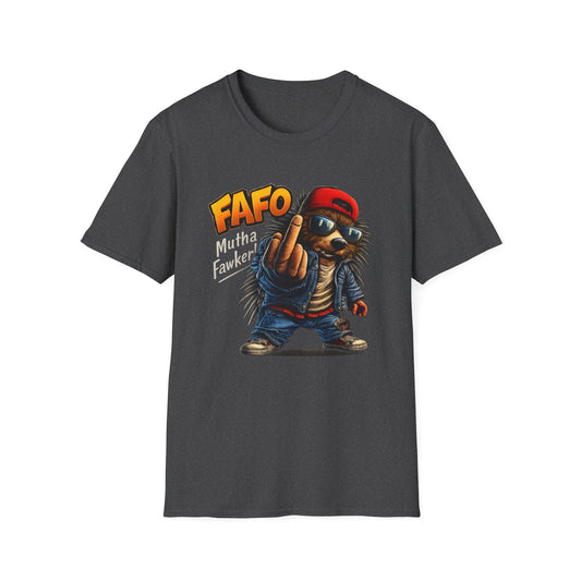 FAFO Mutha Fawker Hedgehog Tee — Unapologetically Edgy Streetwear