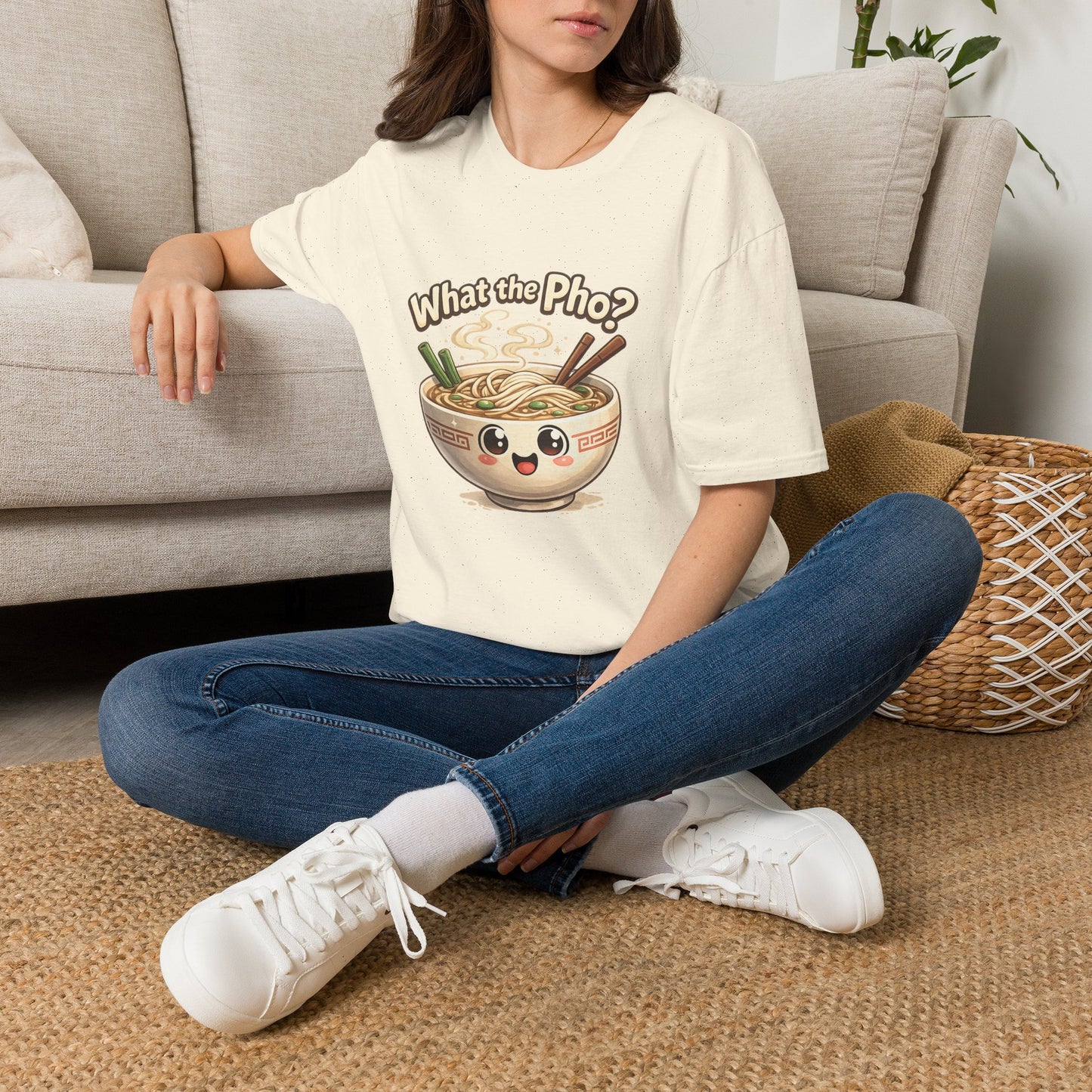 "What the Pho?" Tee — Noodle Mood, Zero Tolerance
