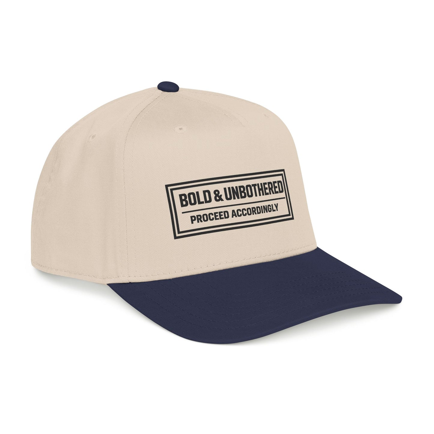 Bold & Unbothered™ Snapback Cap | Proceed Accordingly