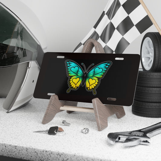 Butterfly License Plate: Let Your Spirit Travel