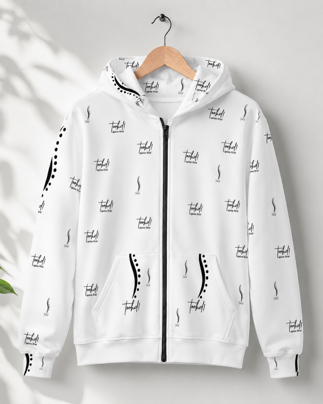 toohd! spine first™ Full-Zip Attitude Hoodie